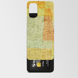Old grunge background with delicate abstract texture Android Card Case