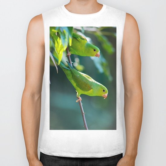 Parakeet Biker Tank