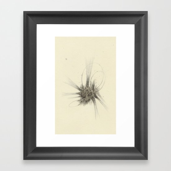 The Silence Without A Storm Framed Art Print