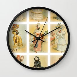 Vintage French Fashion Wall Clock