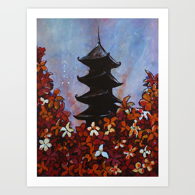Bagoda Art Print By Hendrixalicreations Society6