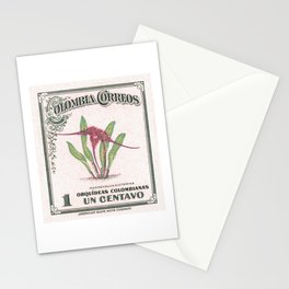 1947 COLOMBIA Masdevallia Orchid Stamp Stationery Card