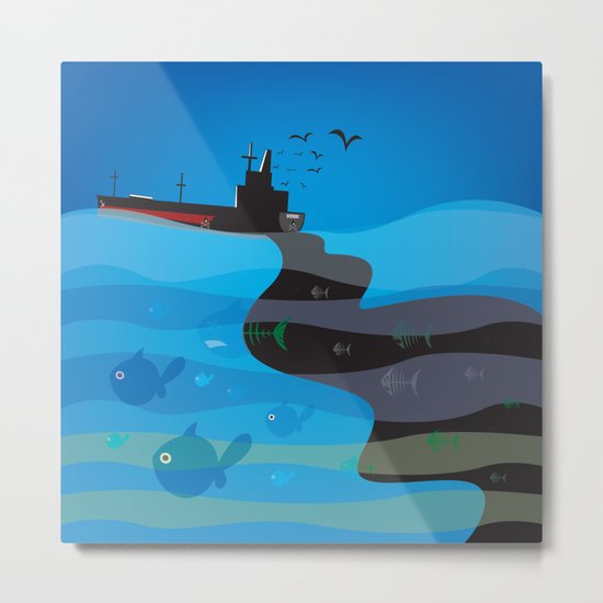 go humans! Metal Print