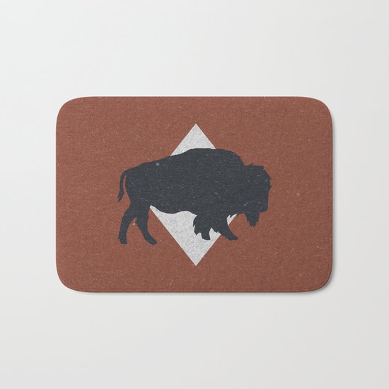 Bison & Blue Bath Mat