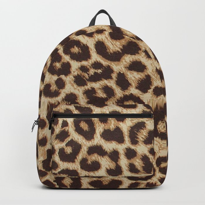 Leopard Print Backpack by Smyrna Society6