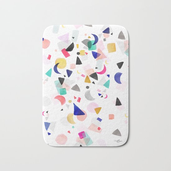 Party Confetti Bath Mat