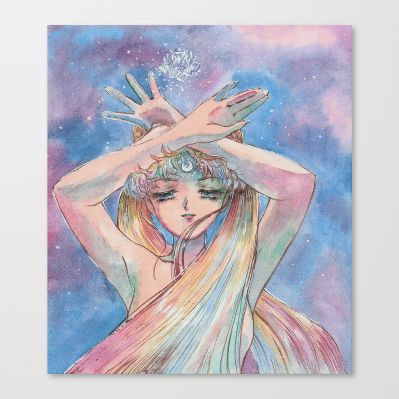 Eternal Shine Sailor Moon Make Up Canvas Print By