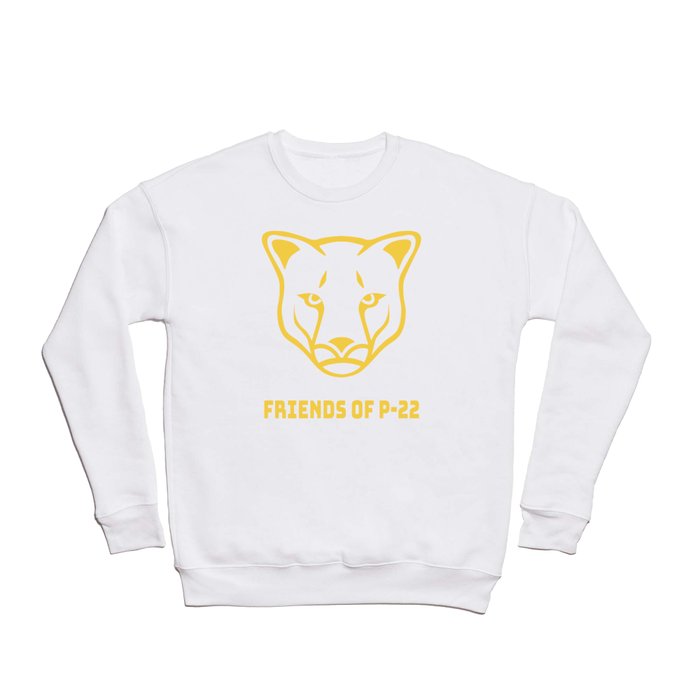 P22 Mountain Lion Yellow Crewneck Sweatshirt