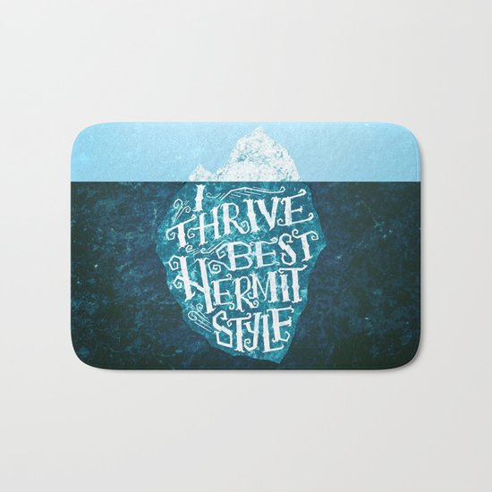 Hermit Iceberg Bath Mat