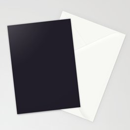 Noble Black Stationery Card