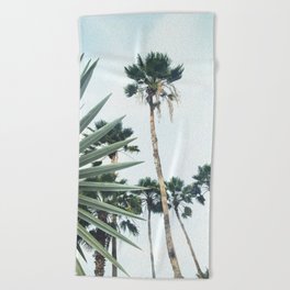 Dushi Palms #1 #tropical #wall #art #society6 Beach Towel