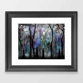 Haunted Forest Framed Art Print