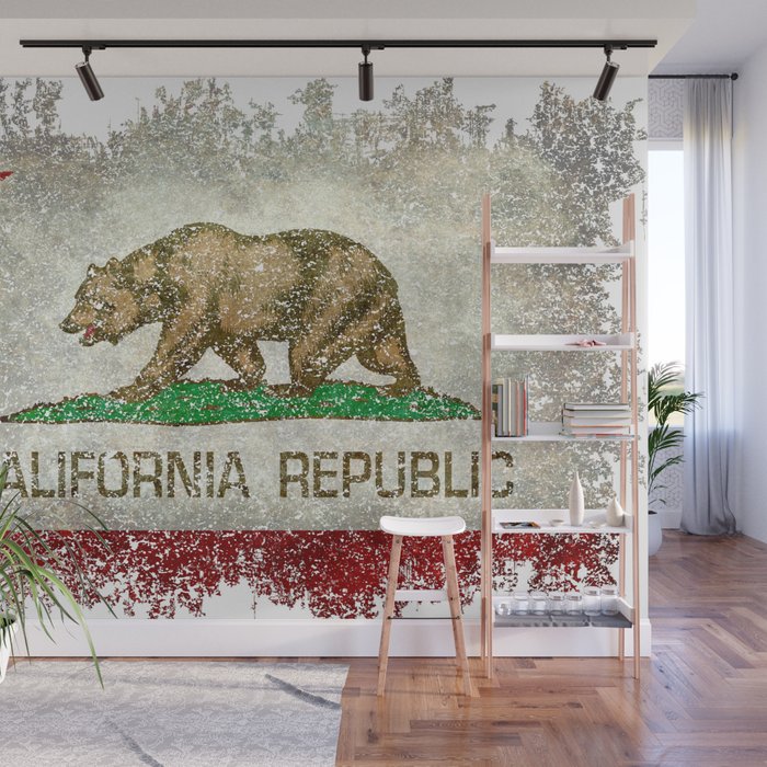 California flag in MegaTex Wall Mural