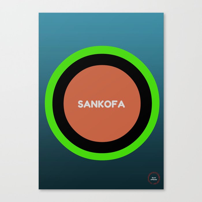 Sankofa Canvas Print By Aaron Yeboah Jr Society6 