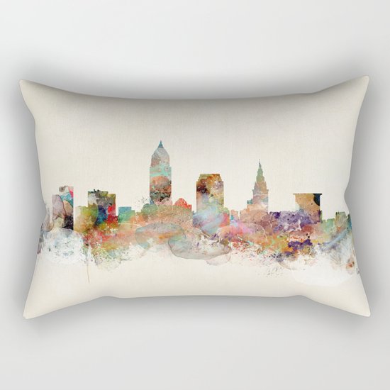 cleveland ohio Rectangular Pillow