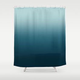 Blue Sky Gradient Shower Curtain