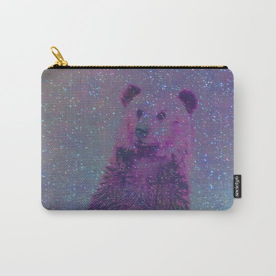 Bear Nebula (brown bear in the stars) Carry-All Pouch