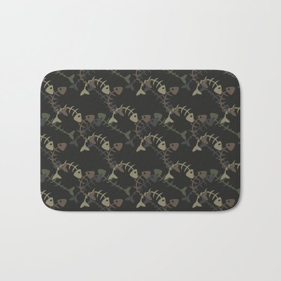 fish pattern Bath Mat