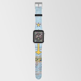 Hope, symbol of Rhode Island blue driftwood with rippling water reflection portrait art painting Apple Watch Band