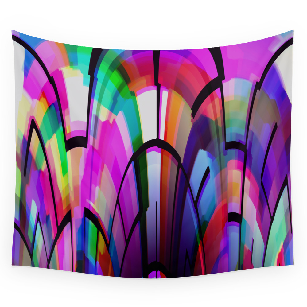Color Gates Wall Tapestry by stancudigitalart