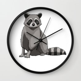 Garbitch Raccoons Wall Clock