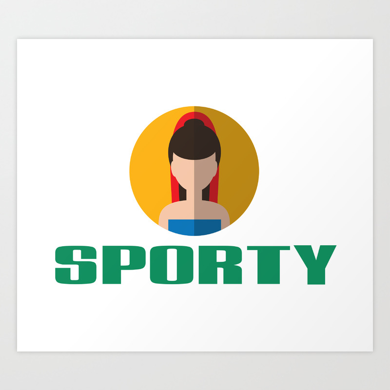 Sporty Spice Art Print By Jamesdickinson Society6