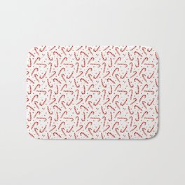 Candy Cane Christmas Bath Mat | Christmas, Giftideas, Christmascandy, Celebrate, Winter, Drawing, White, Gift, Peppermint, Pine 