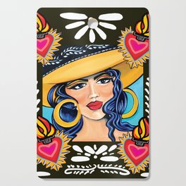 Mexican Art (Sombrero Love)  Cutting Board