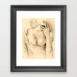 Aphrodite der Moderne Framed Art Print