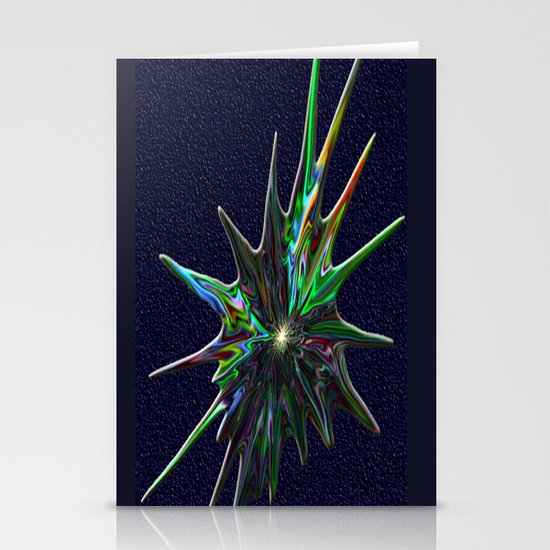 Fractal Splash Stationery Cards