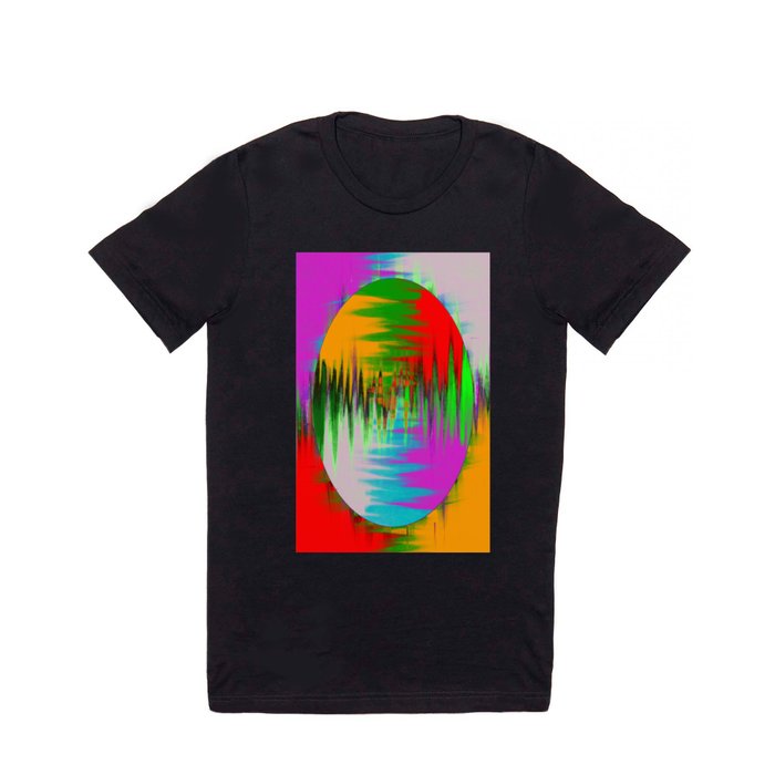Colour Interference - Abstract colour painting T Shirt