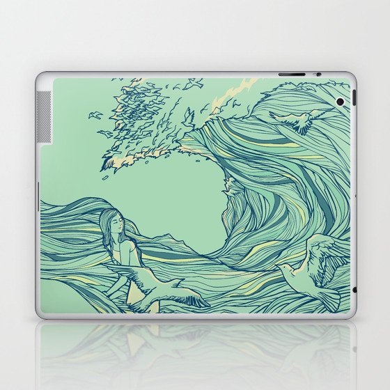Ocean Breath Laptop & iPad Skin
