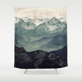 Mountain Fog Shower Curtain