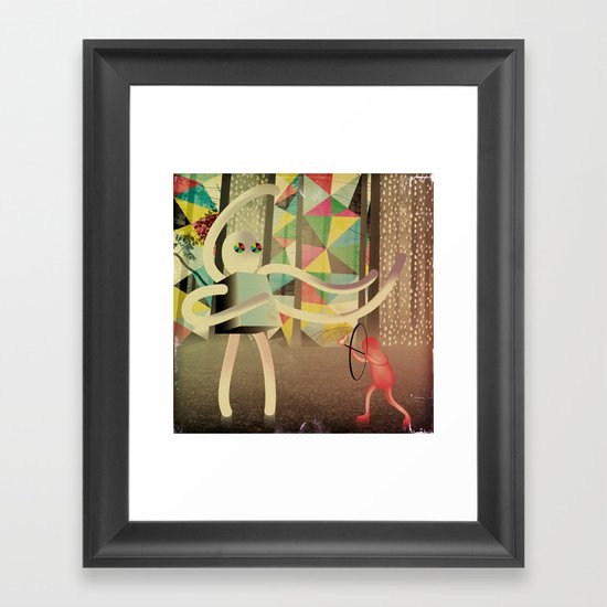 controller_24 (re-edit) Framed Art Print