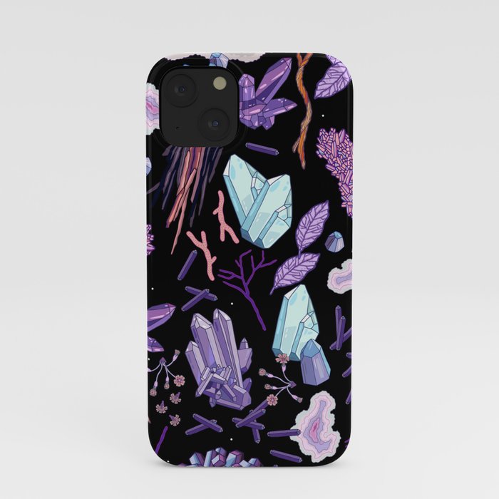 Crystals and stones iPhone Case