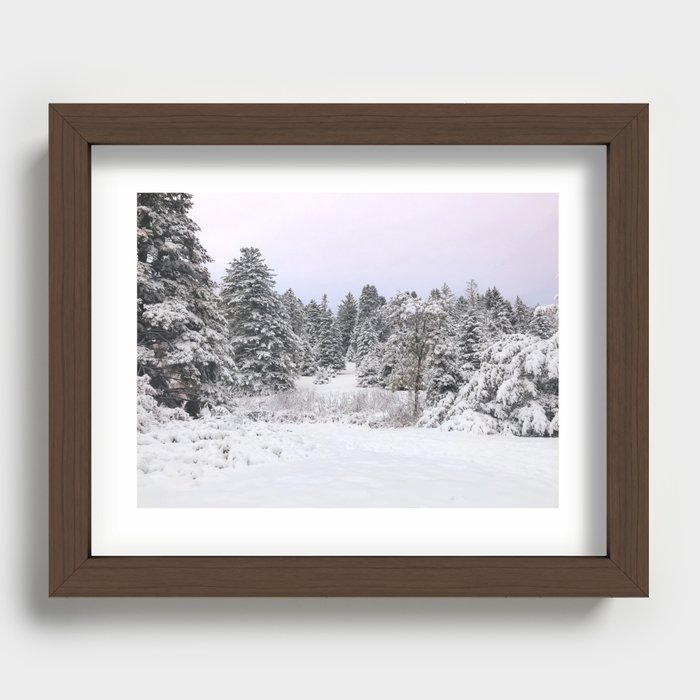 Winter Light Recessed Framed Print