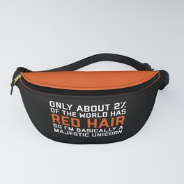 Red Hair Funny Quote Fanny Pack | Ginger, Humour, Quotes, Edgy, Red, Funny, Fun, Trendy, Graphicdesign, Digital 