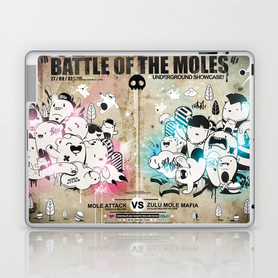 Battle of the moles Laptop & iPad Skin