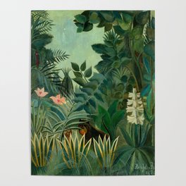 Henri Rousseau "The Equatorial Jungle" Poster