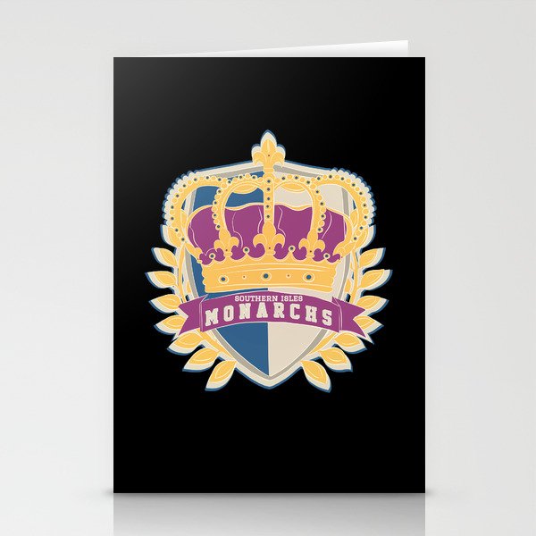 southern isles monarchs Stationery Cards