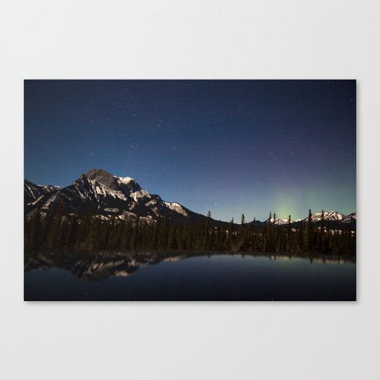 Northern lights #photography Canvas Print