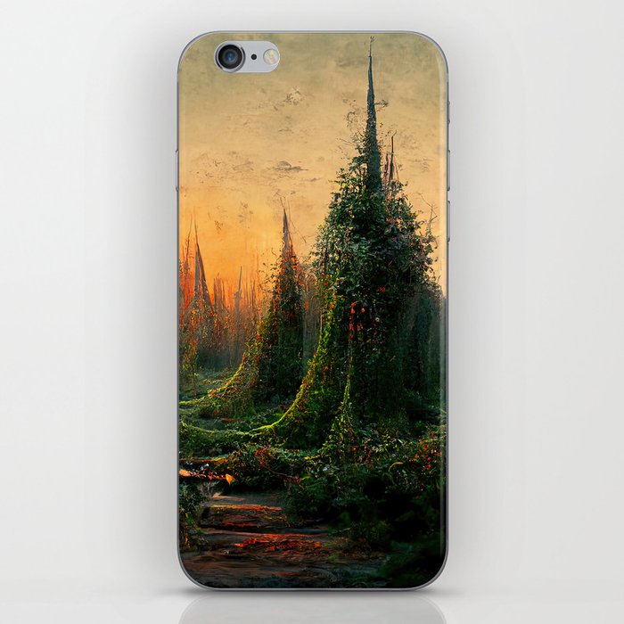 Walking into the forest of Elves iPhone Skin
