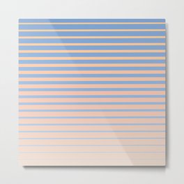 Abstract Beach Edge - Abstract Pastel Striped Gradient of sands, tans, and ocean blues Metal Print | Beachhousedecor, Minimalbeach, Water, Sandy, Abstractgradient, Onthebeach, Beachhouse, Sand, Graphicdesign, Abstractocean 
