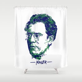 Gustav Mahler Shower Curtain