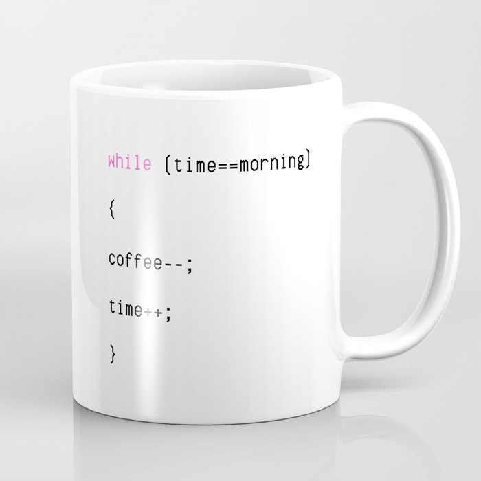 (time==morning) Coffee Mug