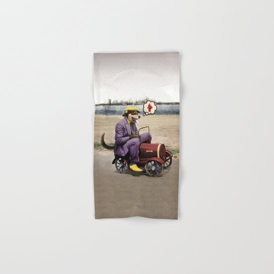 Barkin' Down the Highway! Hand & Bath Towel