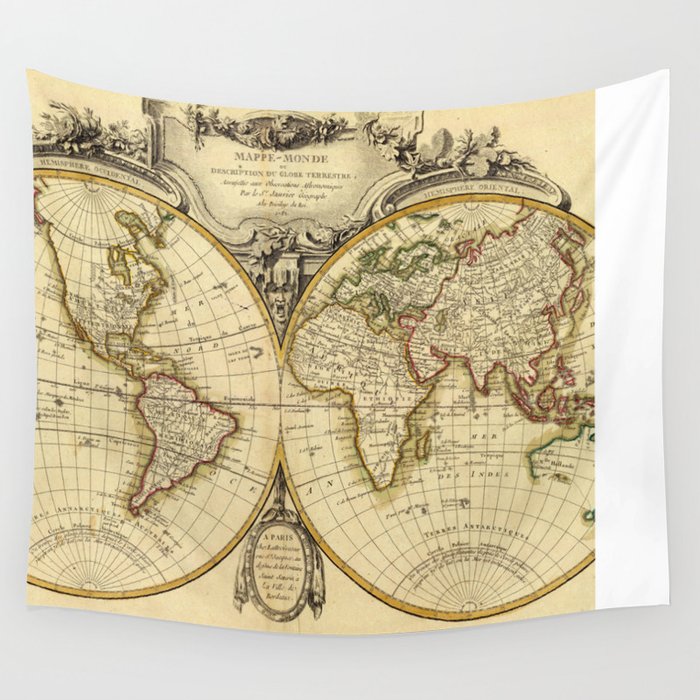 Society6 world shop map tapestry