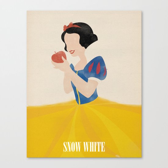 Snow White Canvas Print