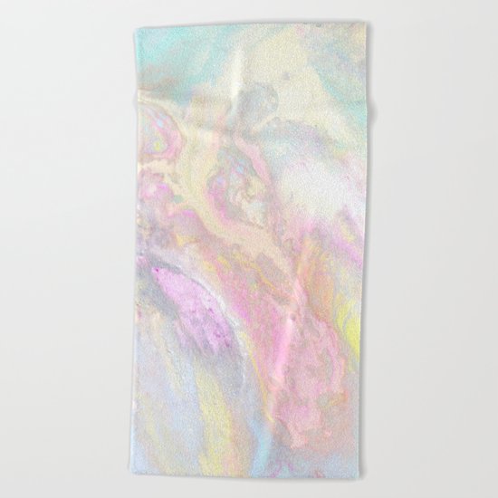 Pastel Iridescent Beach Towel