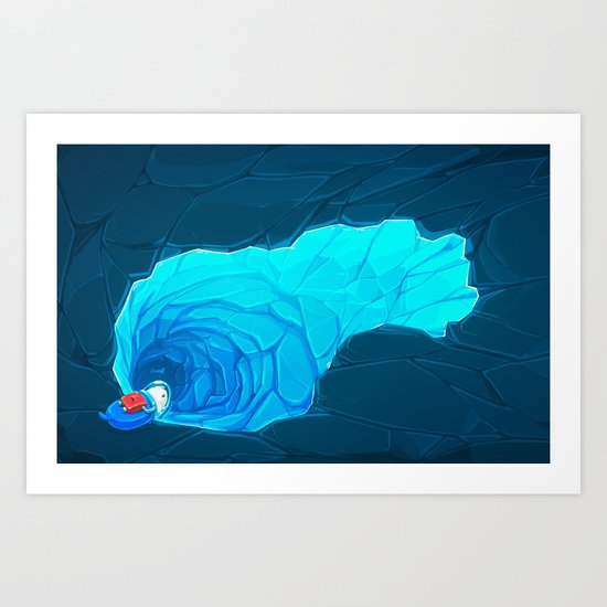 Deep End Art Print